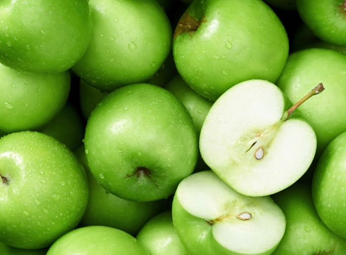 Wallpaper apples, green, 5k, Food 1239219261